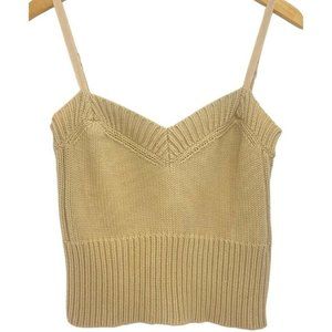 Moda International Medium Sweater Tank Top V-Neck